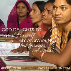 God is big enough to show Himself to others. All I have to do is to point them to Him through praying big prayers. He reveals Himself through faithfully answering.